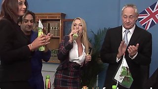 These 3 trampy office beotches are having a super-naughty time with their bosses and they all want hot hard-core porn!