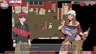 Spooky Milk Life - walkthrough gameplay part 8 - Hentai game - Threesome and Kamasutra