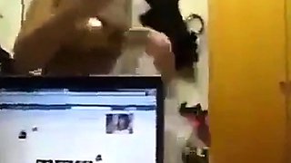 Arab MILF with Big Tits Dances at Home