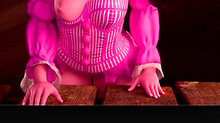 Bald Pussy Circus Baddie Shows You Her Degenerate Show by Fucking and Riding a Gooner Cock