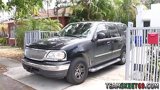 Smalltits mexican teenie cum