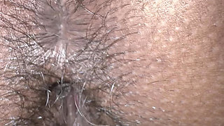 Asshole Beathing Extreme Closeup