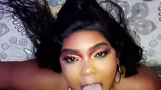 Sexy Ebony Diva in Lingerie Wants to Please Her Working Man Compilation