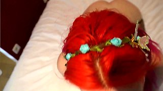 Cheating slut can't help herself when resisting two big black boners