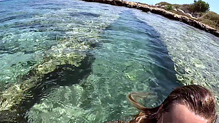 The Non-mermaid: Big-ass Teen Lina Fucked in a Vacation Paradise (underwater Sex)