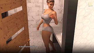 Visual hentai, gros nichons naturels, ass to mouth