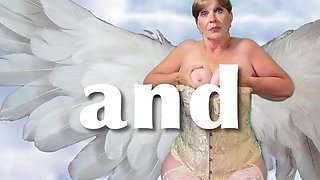 Granny Angel Red Shoes Dildo Blacking, Pussy Licking & Missionary Fucking Heaven 1 16 22