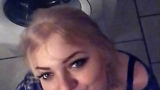 She Smokes in the Bathroom and Is Then Allowed to Blow