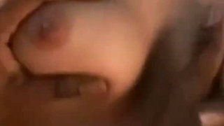 Cute bitch fucked by massive cock