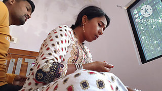 My wife was watching a hot video and she got in the mood, I fucked my wife's ass.