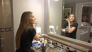 Moka joins for a little fun before she gets all dressed up for your virtual date