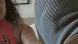 Spider Woman Muscle and Foot Worship