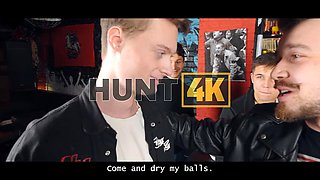 HUNT4K. My ass and pussy pay the bill today! ft. Andrew Marshall: Blowjob, Anal  Blonde Porn