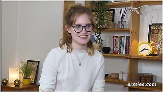 Cute Luna T Pleasures Her Pink Pussy