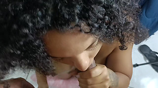 Ejaculating 3 Times in the Mouth of the Beautiful Brazilian