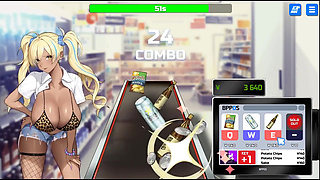 Body Pay  Hentai Game  Ep.1 Hot Prostitute Use Her Hot Plump Body to Pay at the Grocery Store!