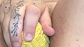 Foodie Fridays Jade Fucks a Corn on the Cob