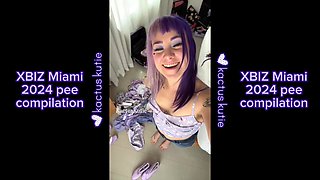 Xbiz Miami 2024 Pee Compilation