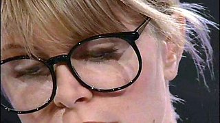 Cumshot on big boobs for slut tit fucking in hd