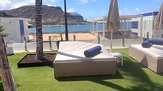 I Meet a Slutty Latina Tourist at the Pool. Sucked and Fucked by a Stranger in a Hotel at a Seaside Resort