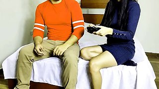 Amateur Latina Step Sister In Law Teaches Me Video Games - Sits On My Lap & Feels My Big Cock