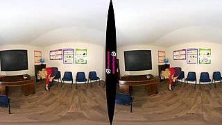 After Class Ass - Blonde Babe Solo Striptease Schoolgirl Uniform