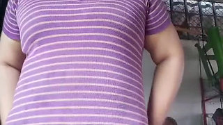 naughty Molly explore body and pussy in jungle