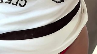 Hooters Girl Teasing