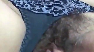 Stepson Enjoys Stepmom's Hairy Pussy
