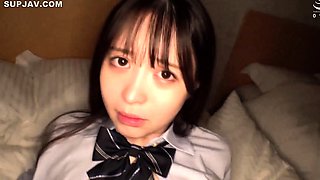 UNCENSORED CFNM japanese blowjob with messy cumshot