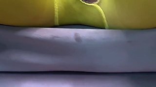 Don't Skip the Leg Day! She Jerked My Cock with Her Legs