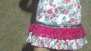 Beautiful sister-in-law has sex with finger at night