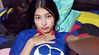 Sex-crazed stepsister seduces Tony until he cums in her mouth