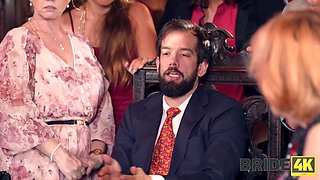 Crazy wedding party ends with a wild sex