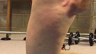 Nude! Having Some Fun Twerking in My Home Gym, Enjoy My Ass