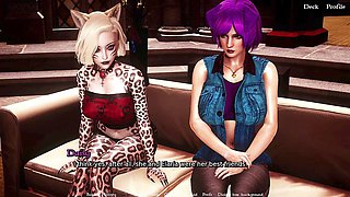 Visual, adult cartoon, harem