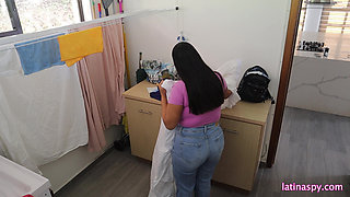Thick Maid with Huge Natural Breast Part 1