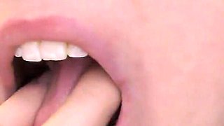 Glasses & Gape: 11-min Dental Speculum-stretched Drool Session