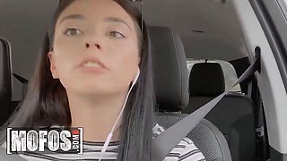 Gianna Ivy & JMac take turns getting their wet pussies pounded by Uber driver