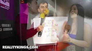 Alexis Doll Takes Jordi's Huge Dildo Challenge - Anal Fuck & Stretched Asshole - Reality Kings