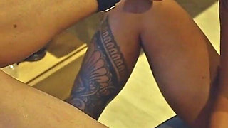 Asian MILF Mistress Inserts Huge Dildo Into Slave Ass