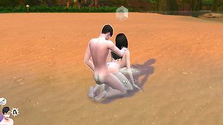 Sex On Private Beach With Beautiful Girlsfriend