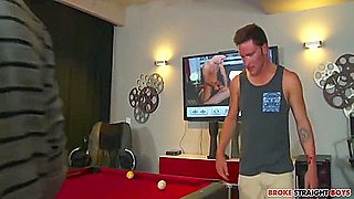 Straight Guys Playing Pool Turned Orgy 16 Min