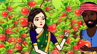 Indian Housewife Fucked Hard by Big Black Cock in Tomato Field - HD Porn