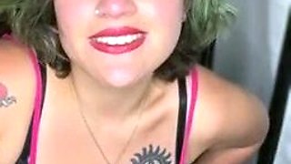 Blonde emo amateur solo masturbation