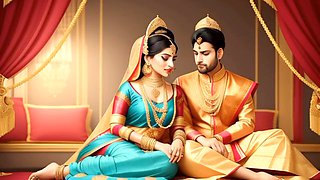 Hentai cartoon fantasy featuring steamy scenes with Indian aunty Rozestybypass99