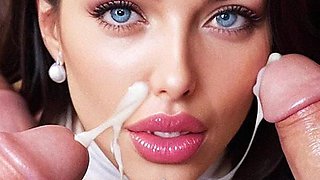 Housemaid Anna and Jake Sex in Hotel. Brunette Curvy Woman with Big Tits, Big Dick, Creampie, Cumshot, Gangbang, Bukkake