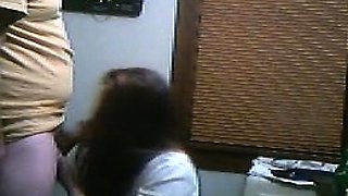 Cute brunette young hookup amateur teen blowjob