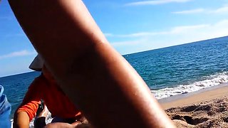 Sexy Asian lady delivers a fabulous massage on the beach