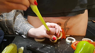 CBT. Extreme Dick and Urethral Torment in the Kitchen! Cooking Cock 2. Episode 23. Full.